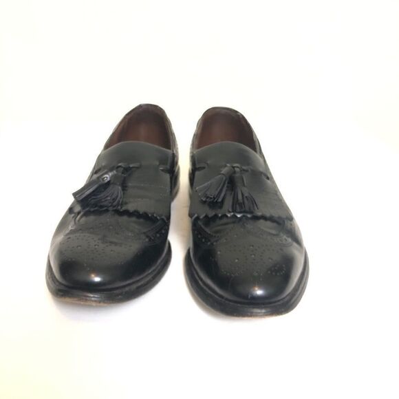 Allen Edmonds Arlington Black Leather Loafers 10.5 - Picture 2 of 7